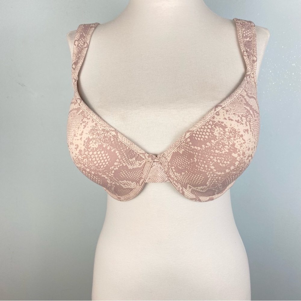 VINCE Camuto Snake Print Nude Bra | size 40D